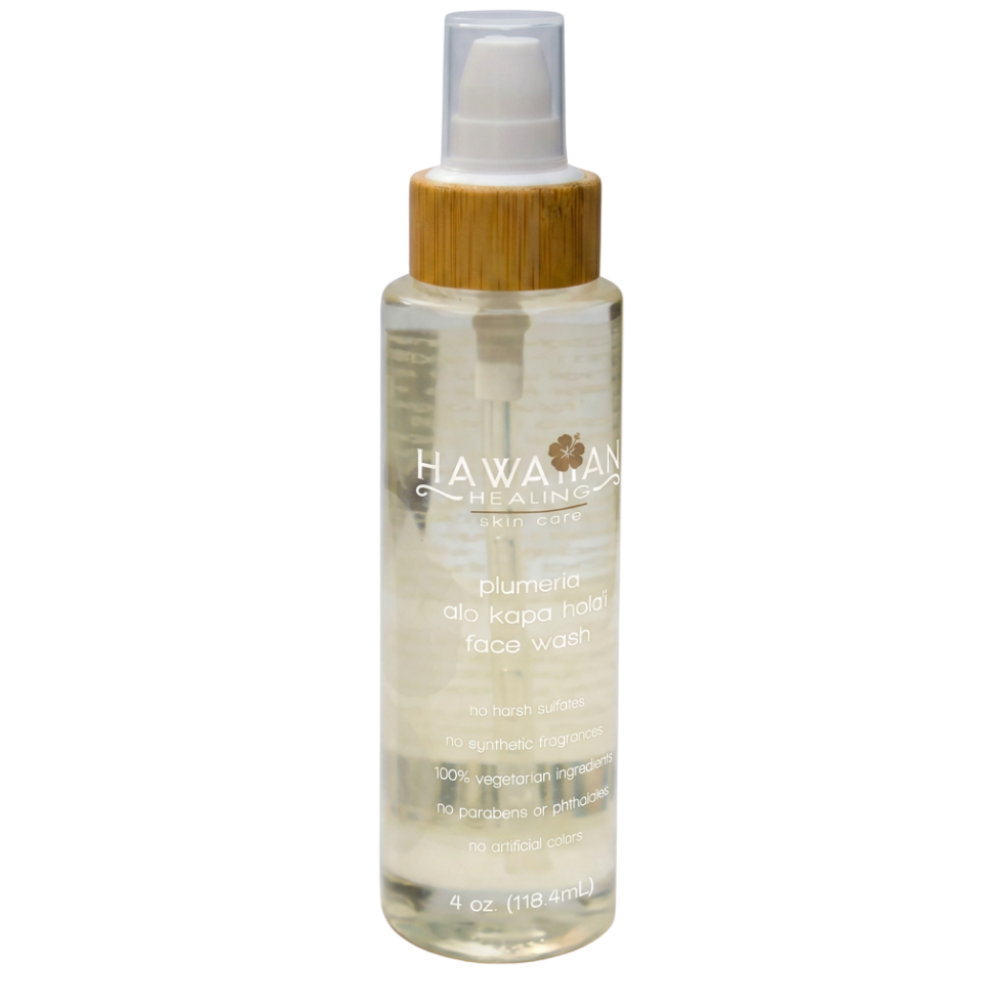 Hawaiian Healing Skin Care | Plumeria Alo Kopa Holoi Face Wash